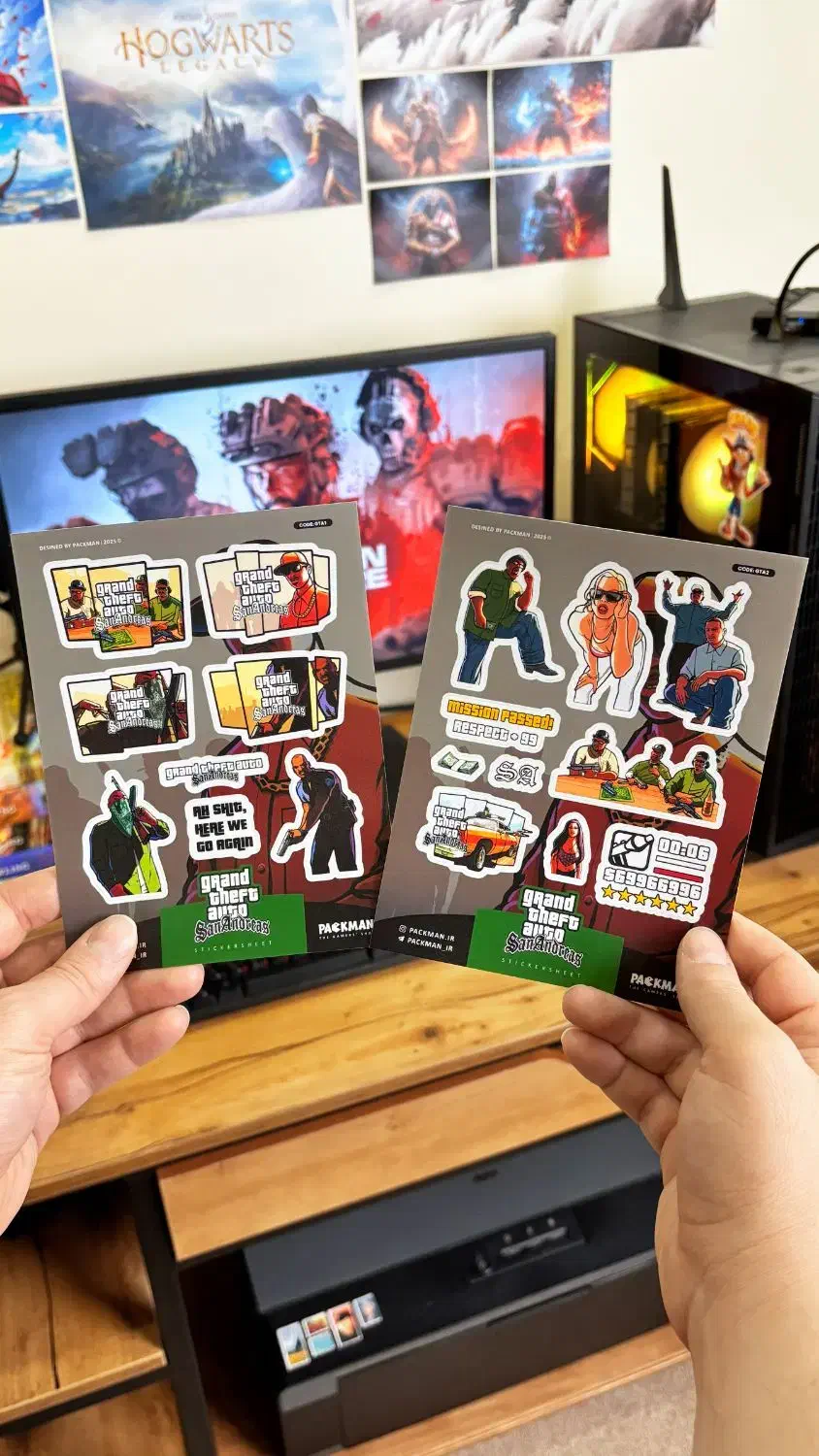 استیکر گیمینگ|کنسول، بازی ویدئویی و آنلاین|تهران, بلوار کشاورز|دیوار