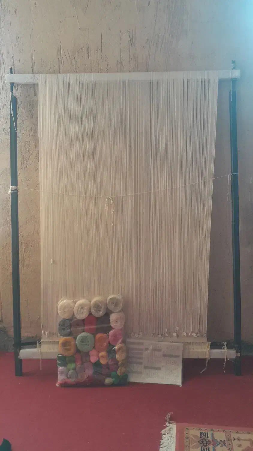 تابلو فرش به همراه نخ و نقشه|تابلو فرش|خرم‌آباد, |دیوار