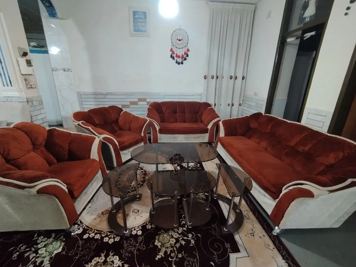 فروش مبل ۷ نفره|مبلمان خانگی و میز عسلی|فیروزآباد (فارس), |دیوار