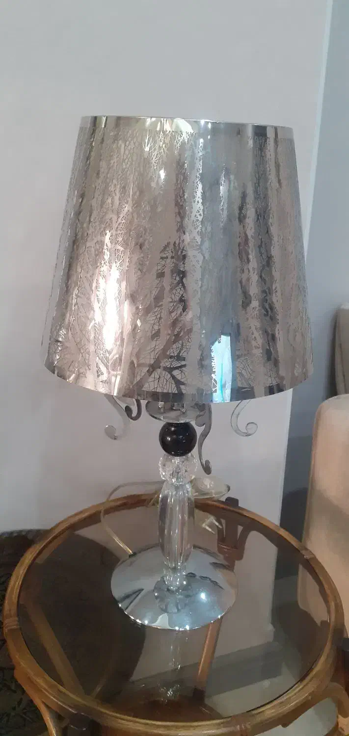 آباژور نقره ایی|چراغ خواب و آباژور|تهران, تهرانپارس جنوبی|دیوار