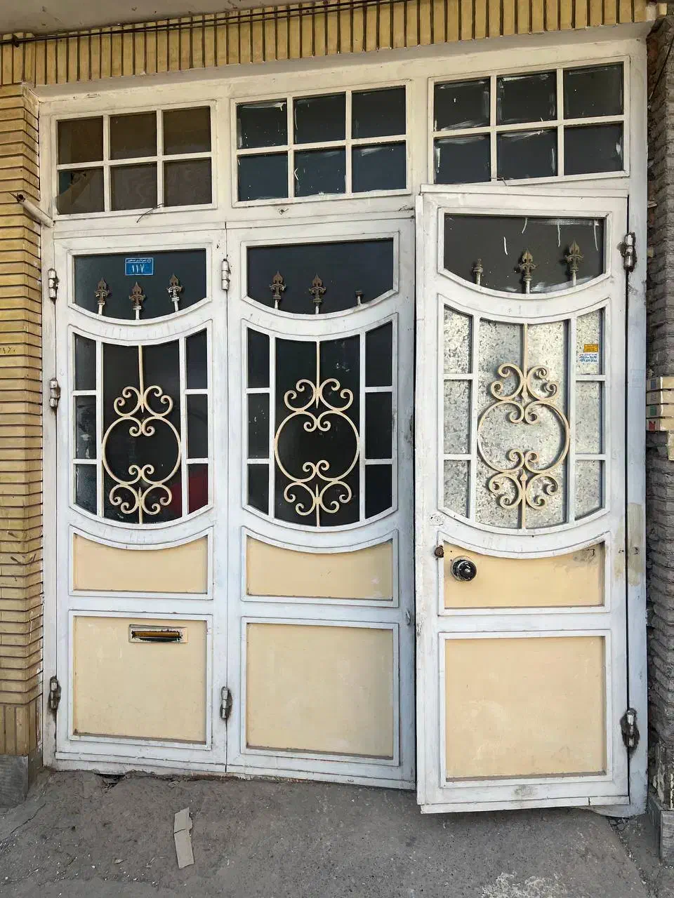درب حیاط قوطی سنگین|مصالح و تجهیزات ساختمان|نیشابور, میدان حافظ|دیوار