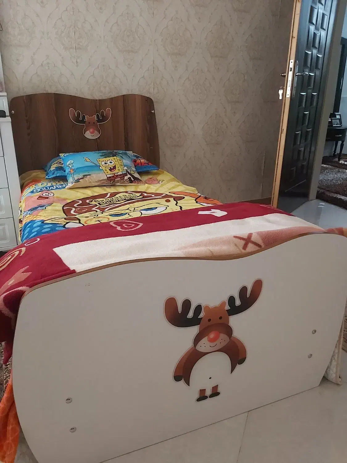 سرویس خواب کامل نوجوان برند آپادانا|تخت و سرویس خواب|رفسنجان, |دیوار