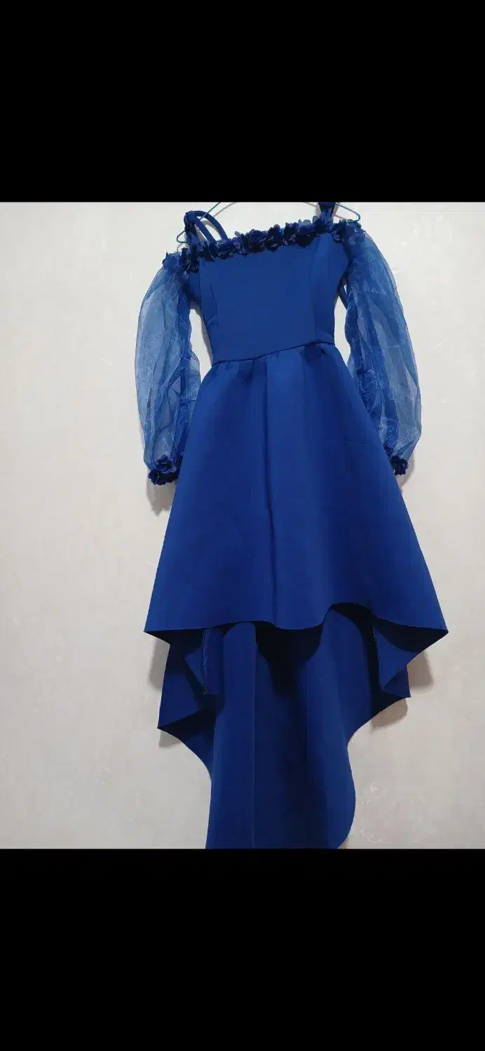 دو عدد لباس مجلسی دخترانه و زنانه ابی|لباس|تهران, تجریش|دیوار