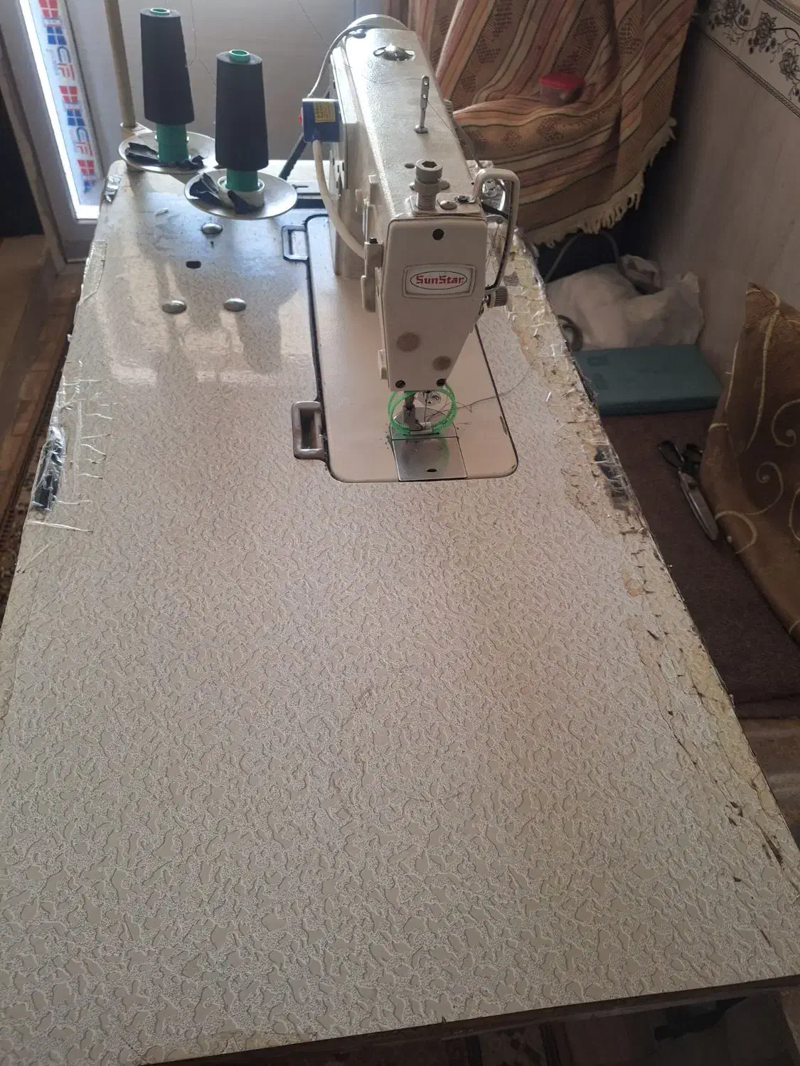 چرخ خیاطی سانستار سالم ب شرط کار|چرخ خیاطی و ریسندگی|رباطکریم, نصیرشهر|دیوار