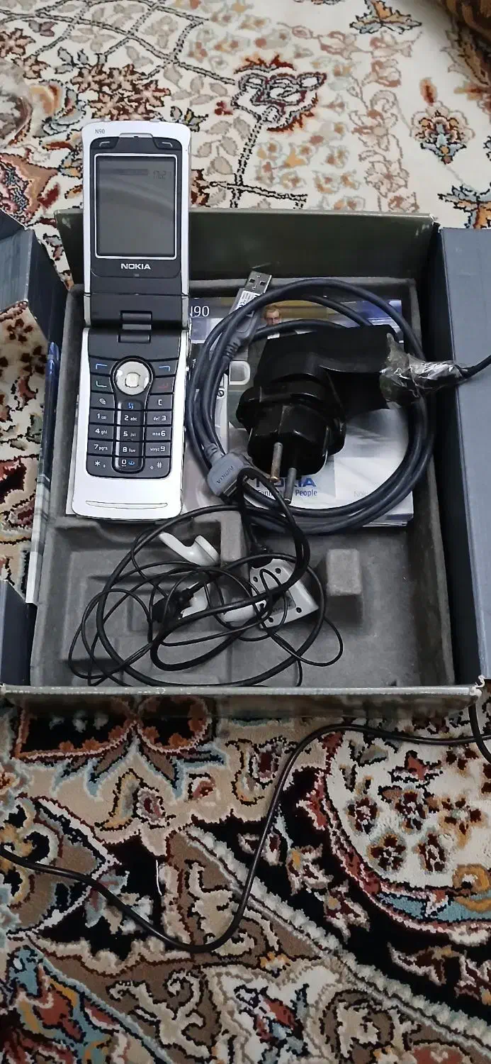 نوکیا لاکچری N90 با متعلقات کامل|موبایل|ساری, |دیوار
