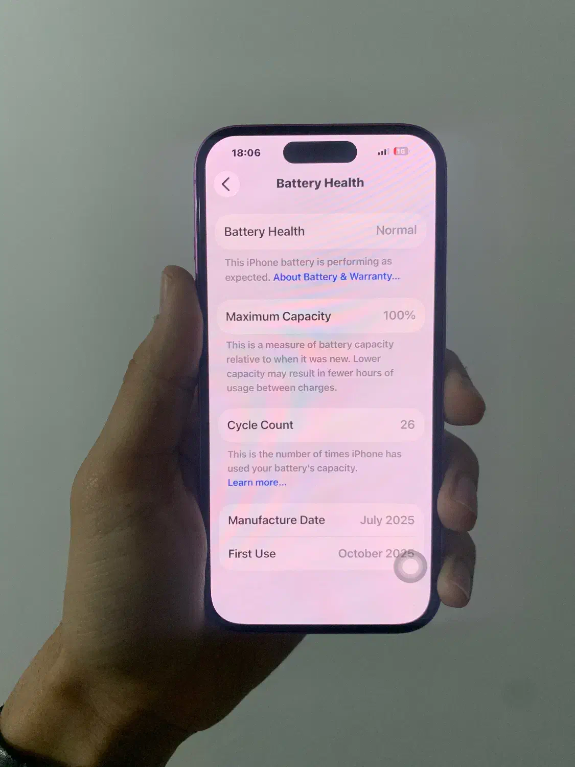آیفون ۱۶ نرمال ۱۲۸ گیگ|موبایل|تهران, جنتآباد جنوبی|دیوار