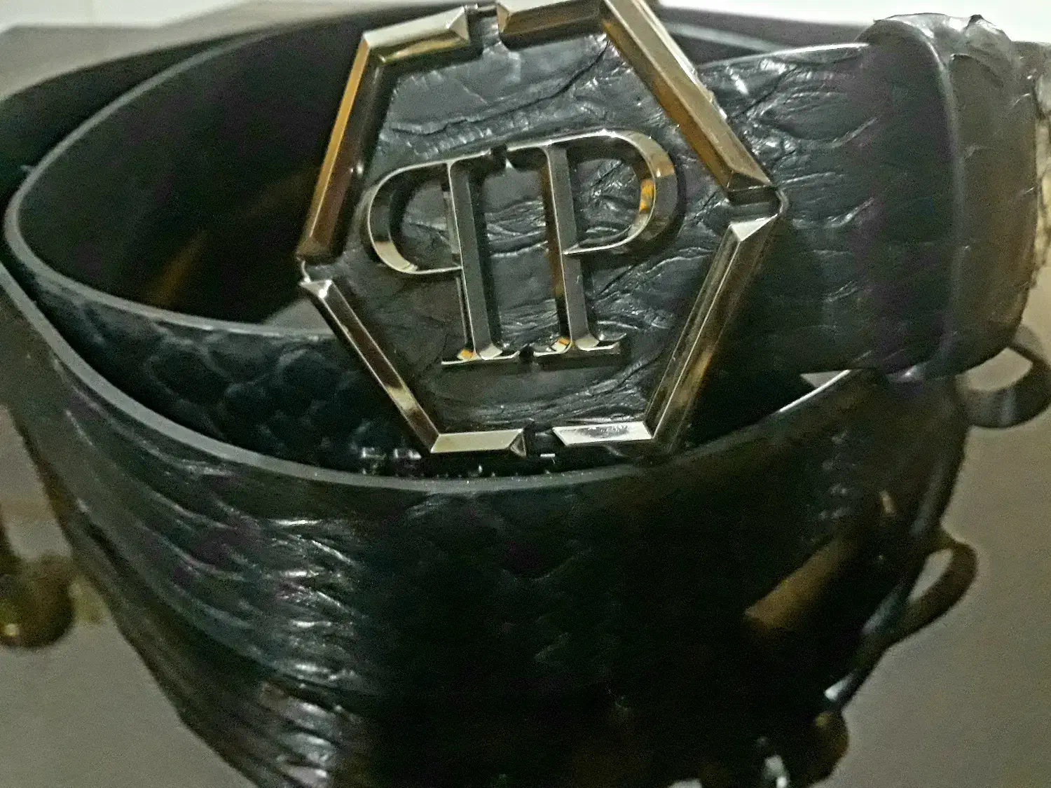 کمربند چرم ایتالیایی اورجینال فیلیپ پلین|کیف، کفش، کمربند|اصفهان, کشاورزی|دیوار