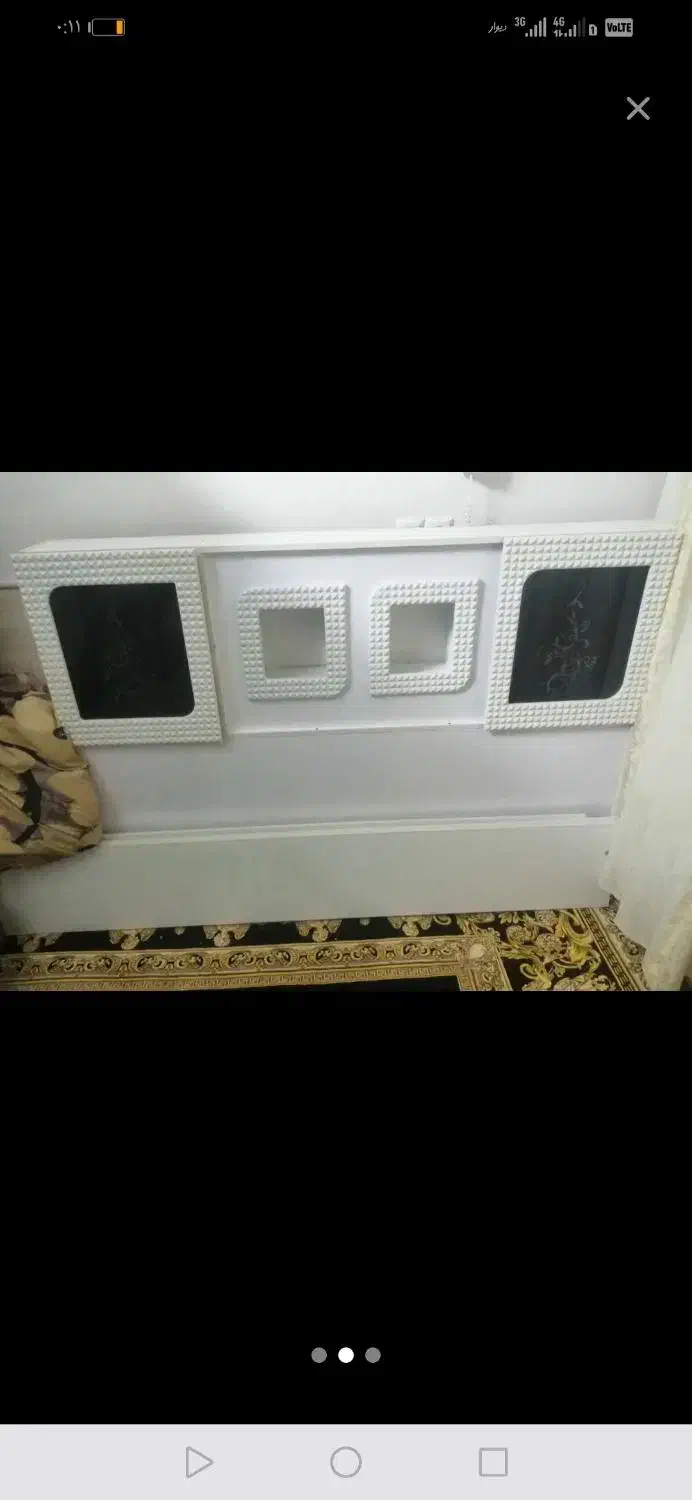 تخت دونفره سالم با تشک فنری|تخت و سرویس خواب|قم, سیدان|دیوار