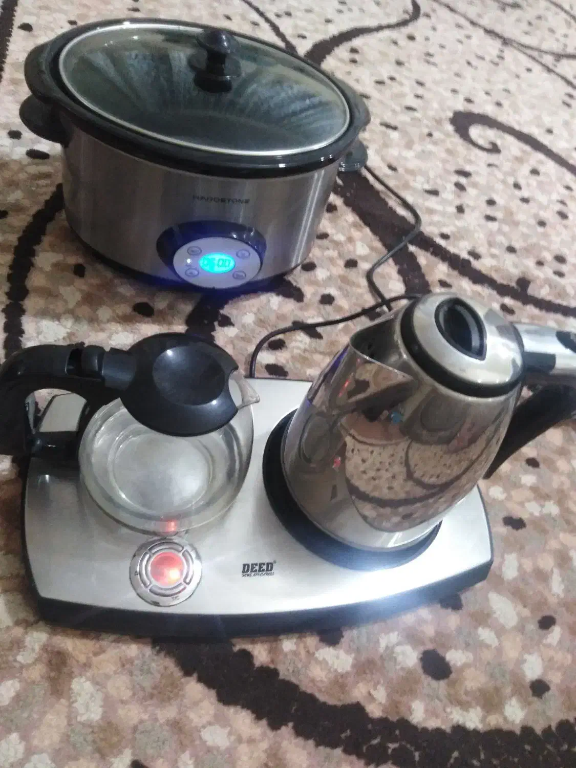 یک دستگاه آرام پز و یک دستگاه چایی ساز برقی|سایر لوازم برقی|کرج, اسلامآباد|دیوار