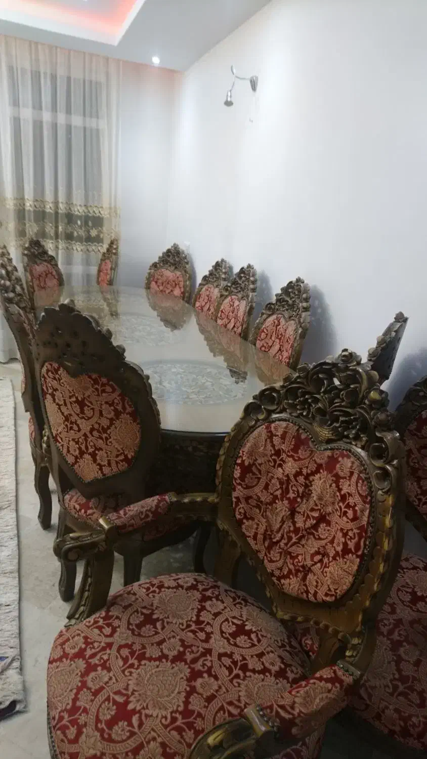 مبل استیل دوازده نفره|مبلمان خانگی و میز عسلی|کتالم و سادات شهر, |دیوار