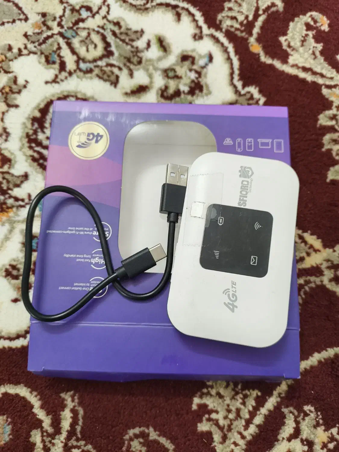 مودم جیبی 4G LTE اسفیورد مدل m720|مودم و تجهیزات شبکه|قم, باغ شریفی|دیوار