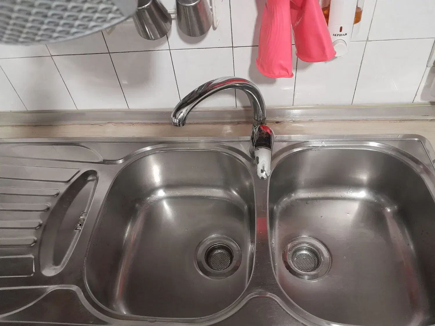 کابینت ام دی اف جنس خوب|آب‌چکان و نظم‌دهنده ظروف|اسلام‌شهر, شهرک قائمیه|دیوار