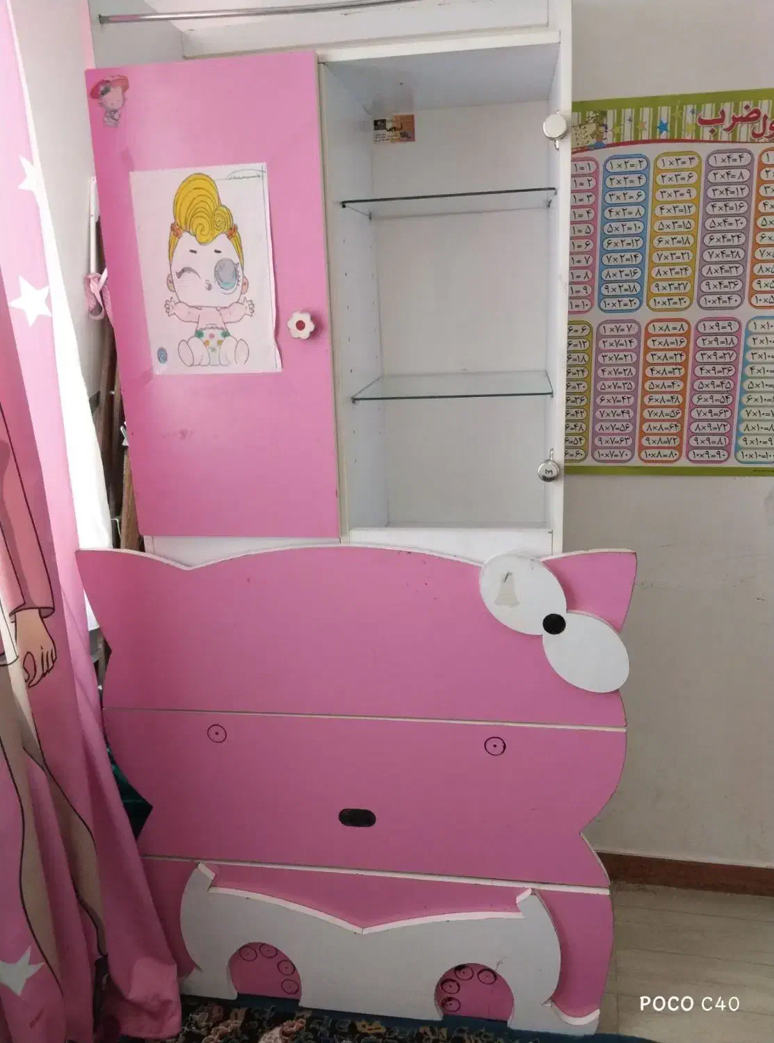 کمد عروسکی|جاکفشی، کمد، دراور|سقز, |دیوار