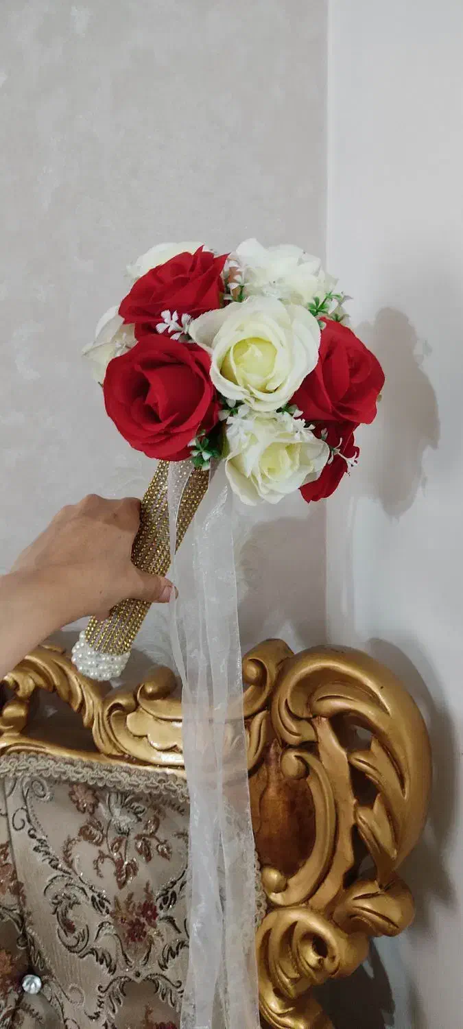 چند عدد دسته گل عروس نونو|گل مصنوعی|فردیس, قریشی|دیوار