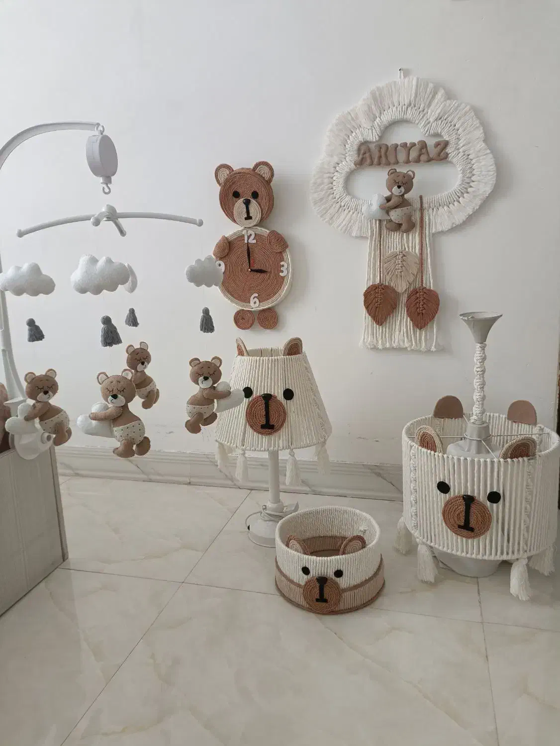 ست مکرومه اتاق کودک|اسباب و اثاث بچه|اقبالیه, |دیوار