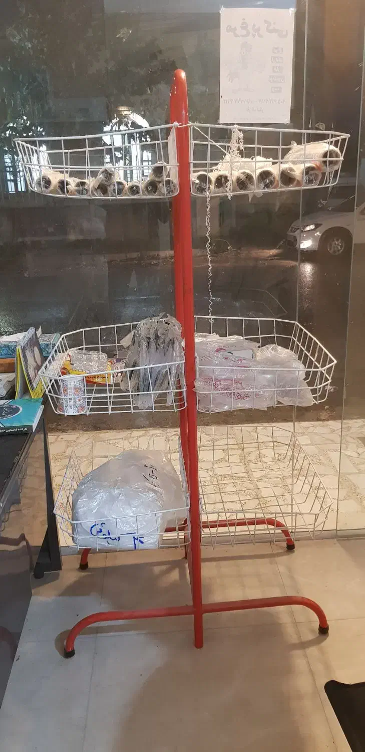 قفسه فلزی در حد نو نو|فروشگاه و مغازه|خوشرودپی, |دیوار