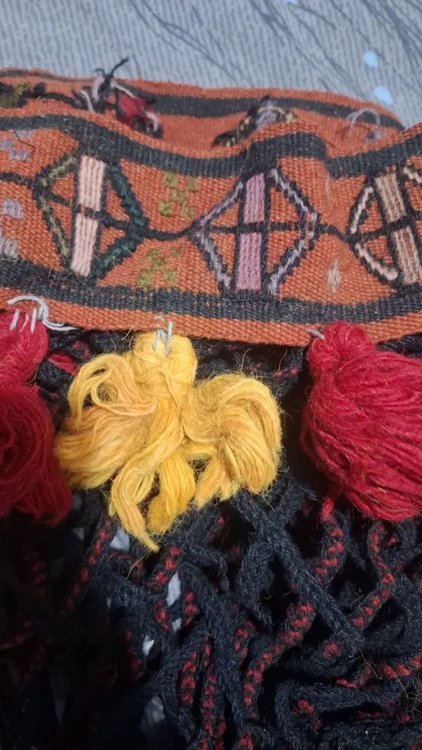 پرده سنتی دستباف قدیمی نو|گلیم، جاجیم، گبه|تهران, دریا|دیوار