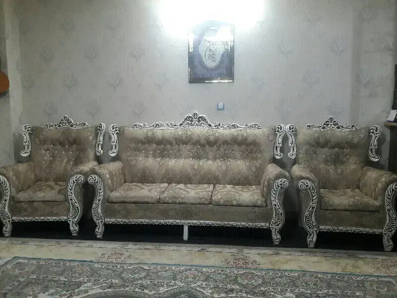 مبل هفت نفره|مبلمان خانگی و میز عسلی|تاکستان, |دیوار