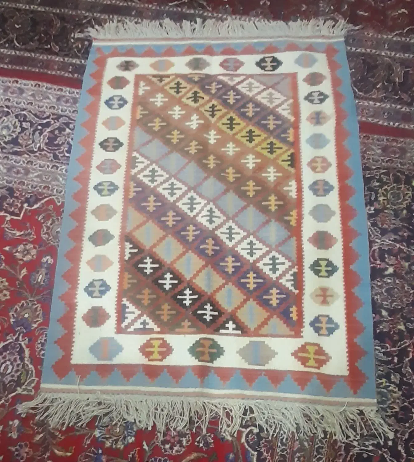 گلیم|گلیم، جاجیم، گبه|شیراز, تاچارا|دیوار