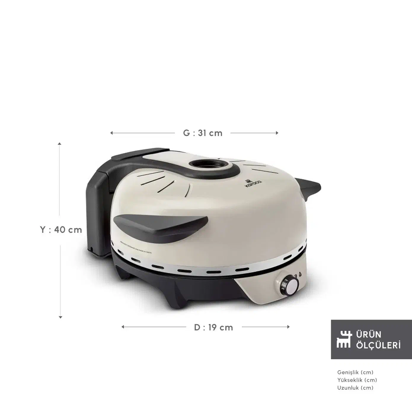 پیتزا و نان پز ۱۰ کاره اورجینال ترکیه ای کاراجا|اجاق گاز و لوازم برقی پخت‌وپز|تهران, شهرک غرب|دیوار