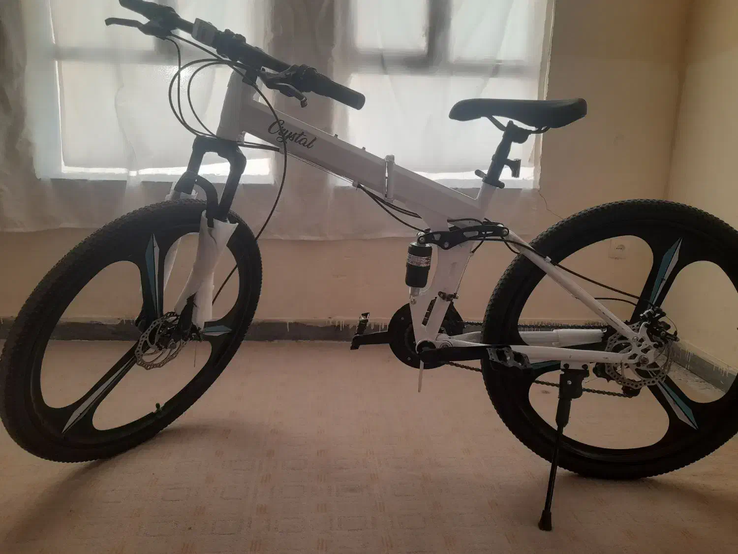 دوچرخه ۲۶ تاشو کریستال ۲۱ دنده|دوچرخه، اسکیت، اسکوتر|مهران (ایلام), |دیوار