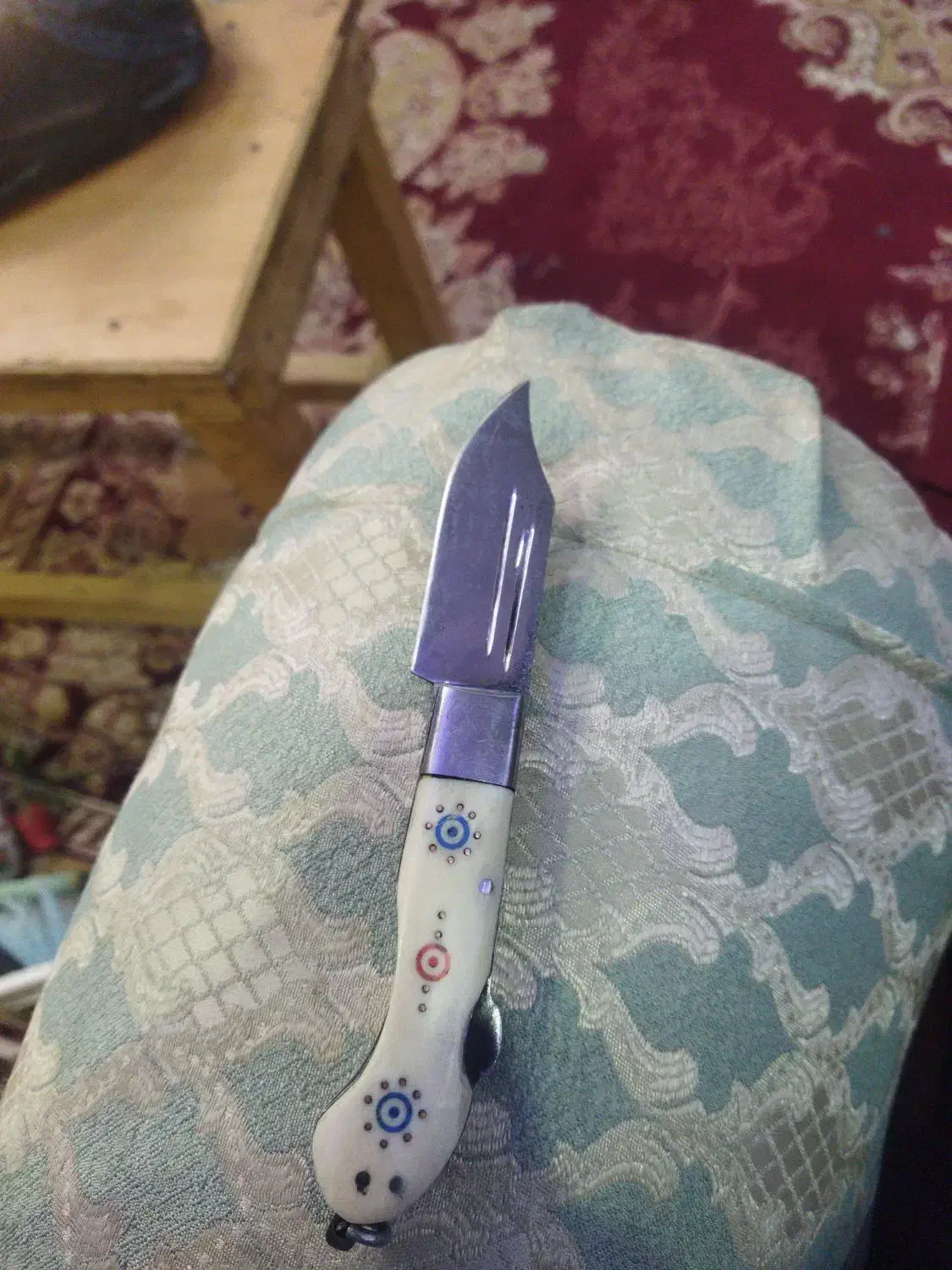 چاقو بابا دسته استخان شتر|کلکسیون و سرگرمی|خرمدره, |دیوار