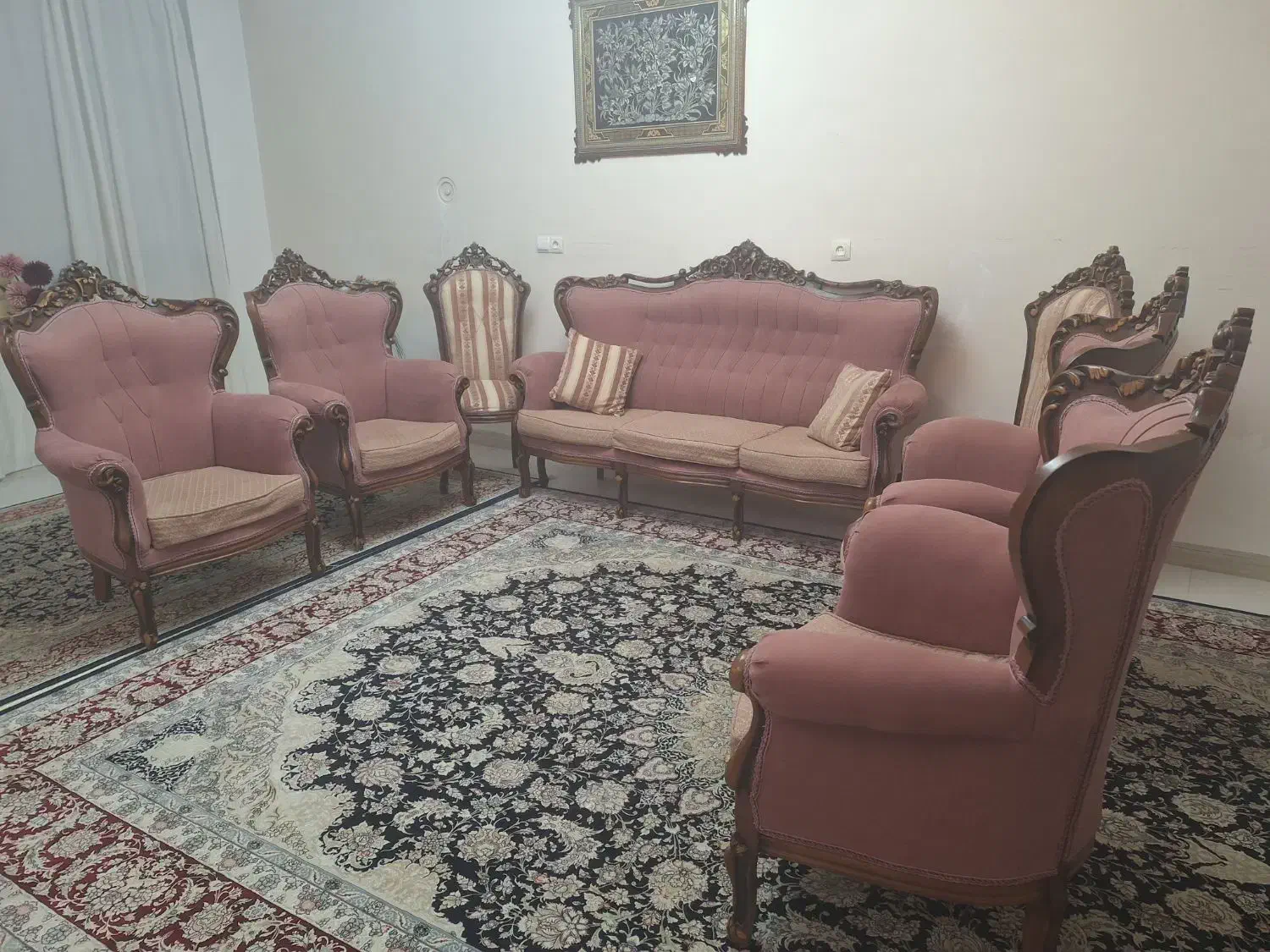 مبل سلطنتی. چپب راش اصل|مبلمان خانگی و میز عسلی|ایلام, |دیوار