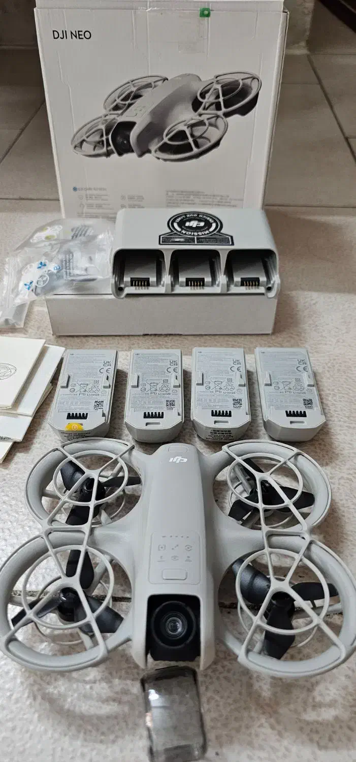 هلیشات djineo کومبو ۴ باتری|دوربین عکاسی و فیلم‌برداری|فردیس, فردیس|دیوار