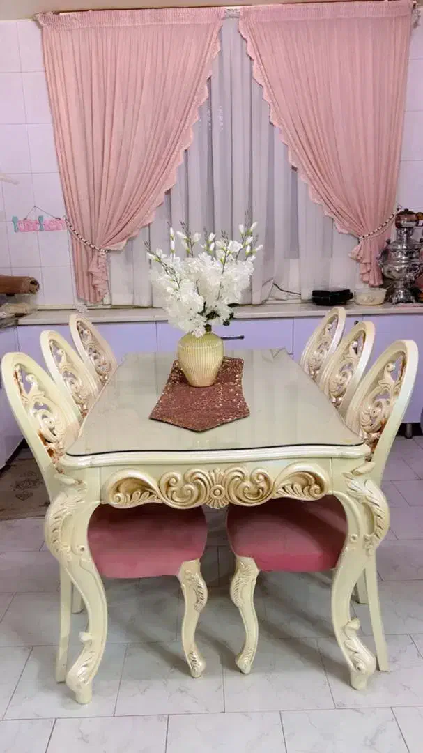 میز ناهار خوری 6نفره پلیمری شرکتی|میز و صندلی غذاخوری|تهران, تهرانسر شمالی|دیوار