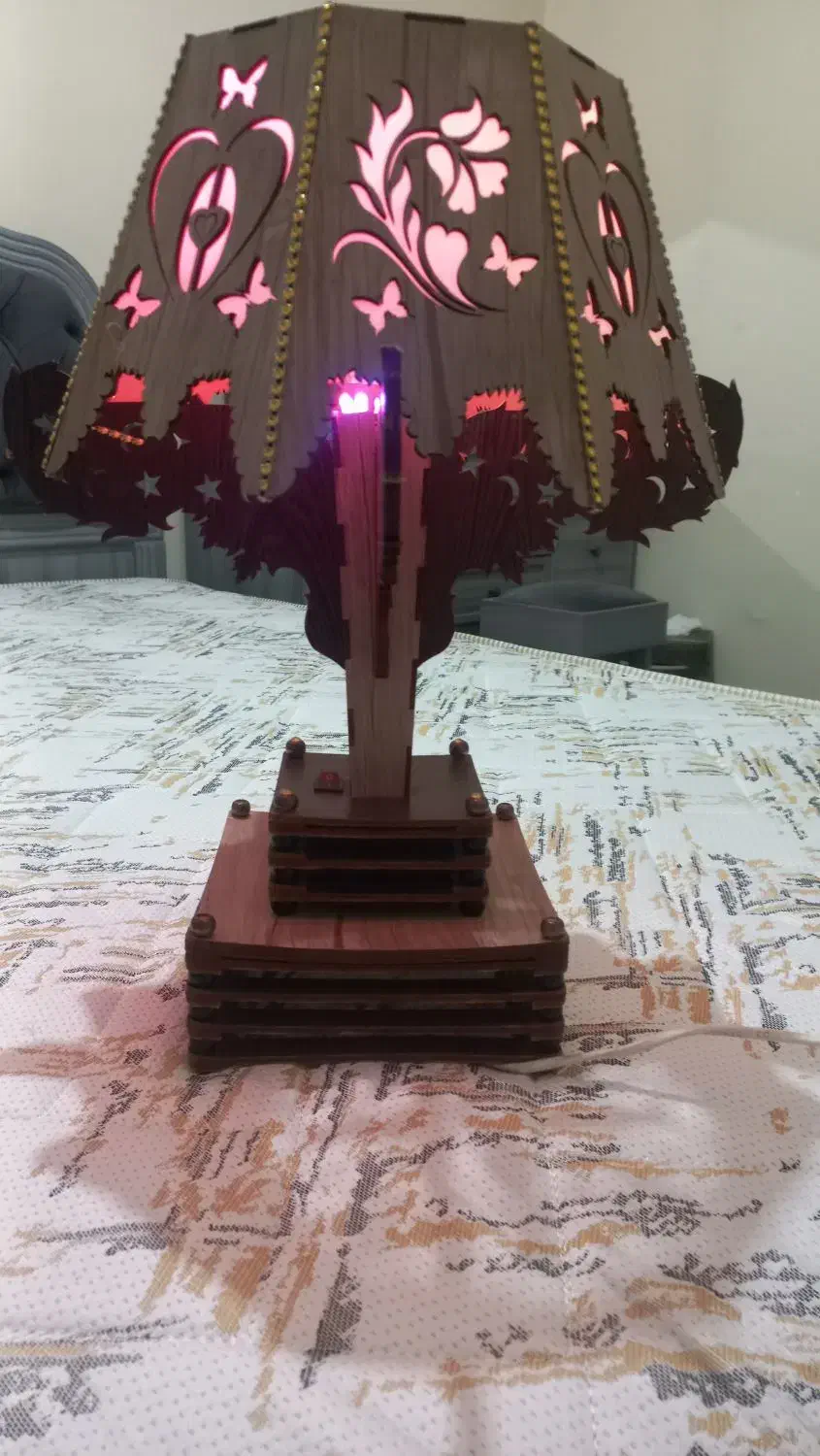 چراخ خواب چوبی|چراغ خواب و آباژور|محمدشهر, شهرک چمران|دیوار