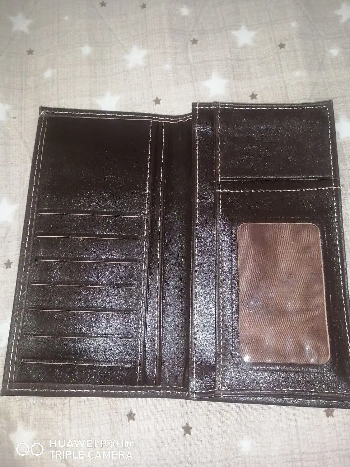 کیف پول چرمی گاوی قهوه‌ای|کیف، کفش، کمربند|ارومیه, |دیوار