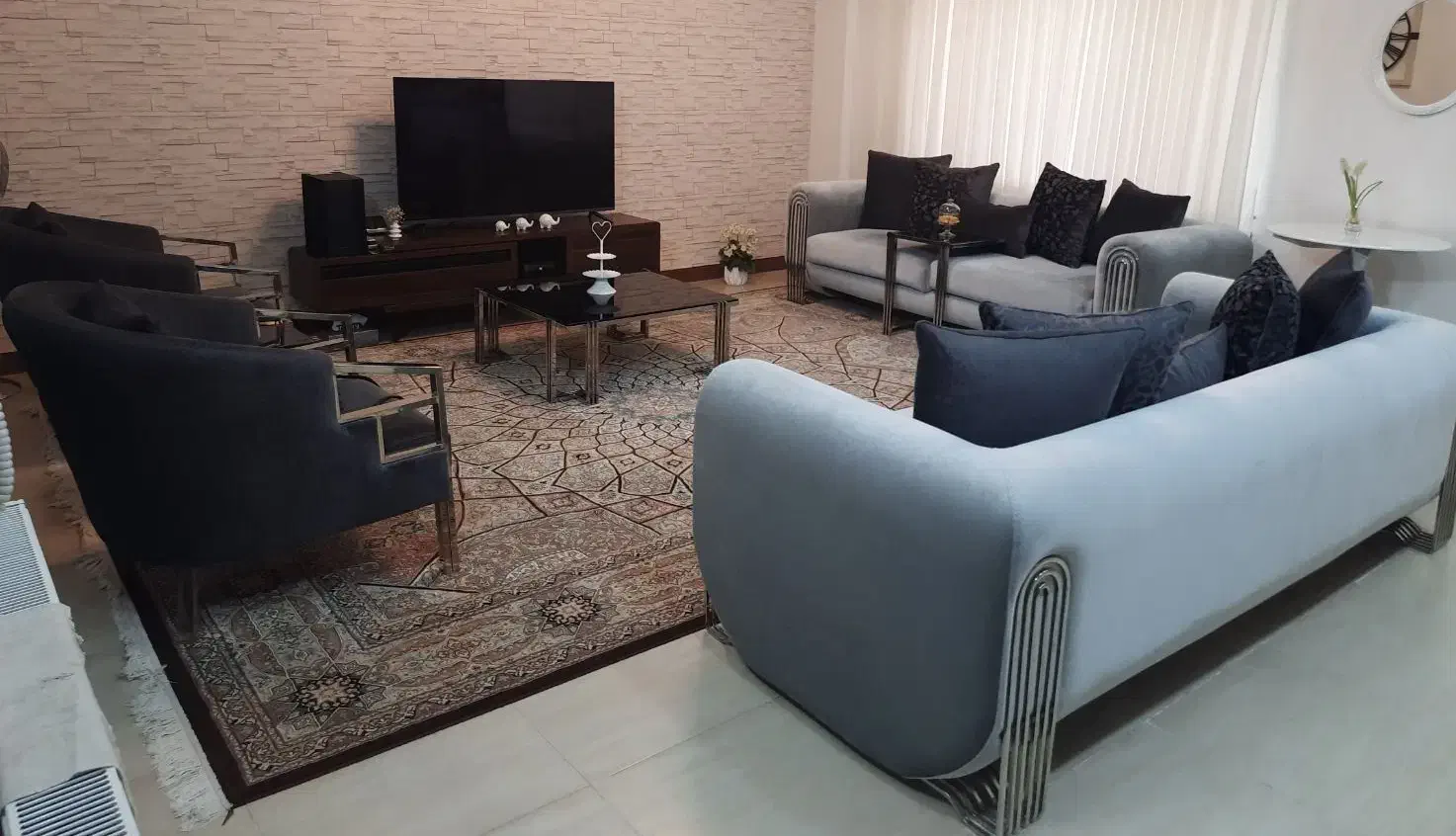 مبل راحتی استیل|مبلمان خانگی و میز عسلی|لاهیجان, گلستان|دیوار