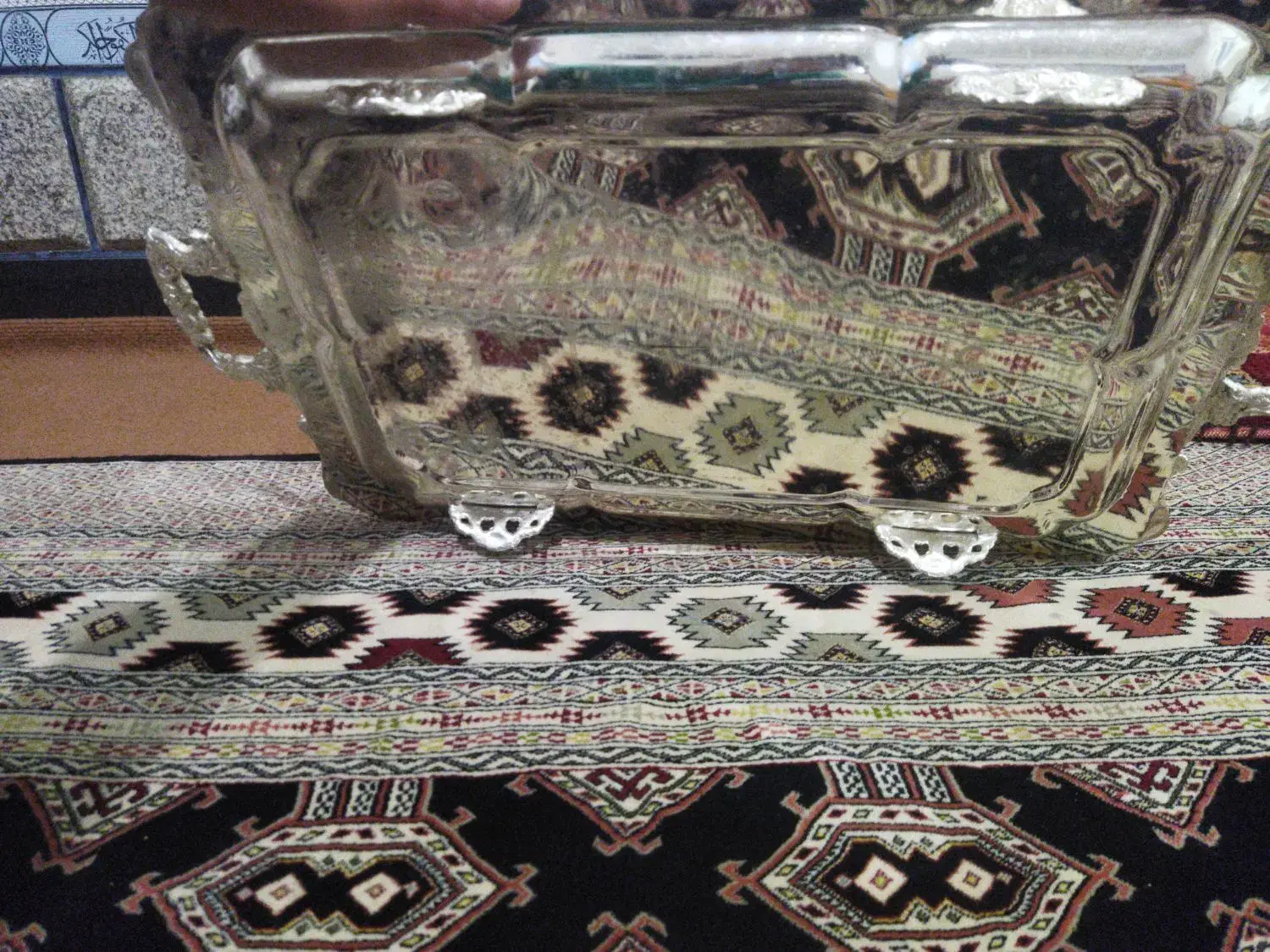 سینی سلطنتی تمام برنج|صنایع دستی و سایر لوازم تزئینی|آزادشهر, |دیوار