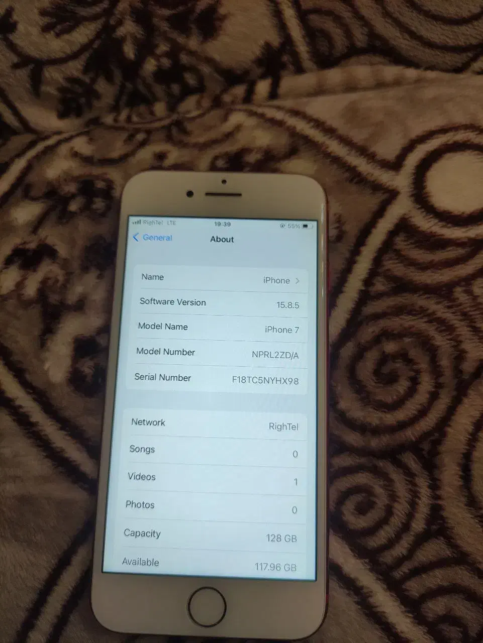 آیفون ۷ اصلی ۱۲۸ گیگ|موبایل|ارومیه, |دیوار