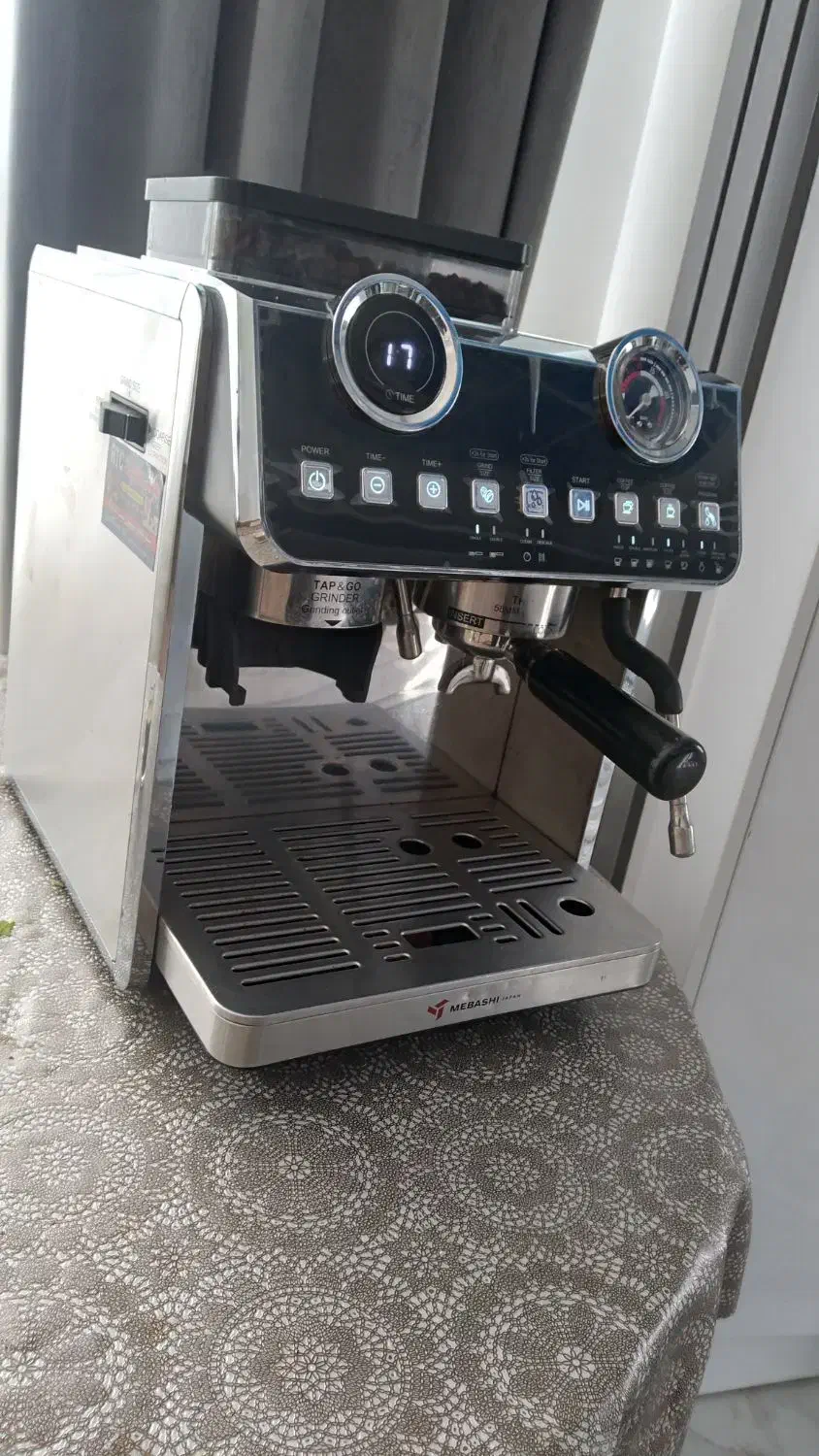 اسپرسوساز نیمه صنعتی آسیاب سرخود مباشی|سماور، چای‌ساز، قهوه‌ساز|قروه, |دیوار