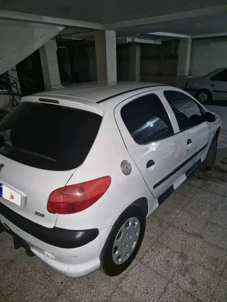 ماشین ۲۰۶ تیپ ۲ مدل ۹۱|خودرو سواری و وانت|گرمسار, |دیوار