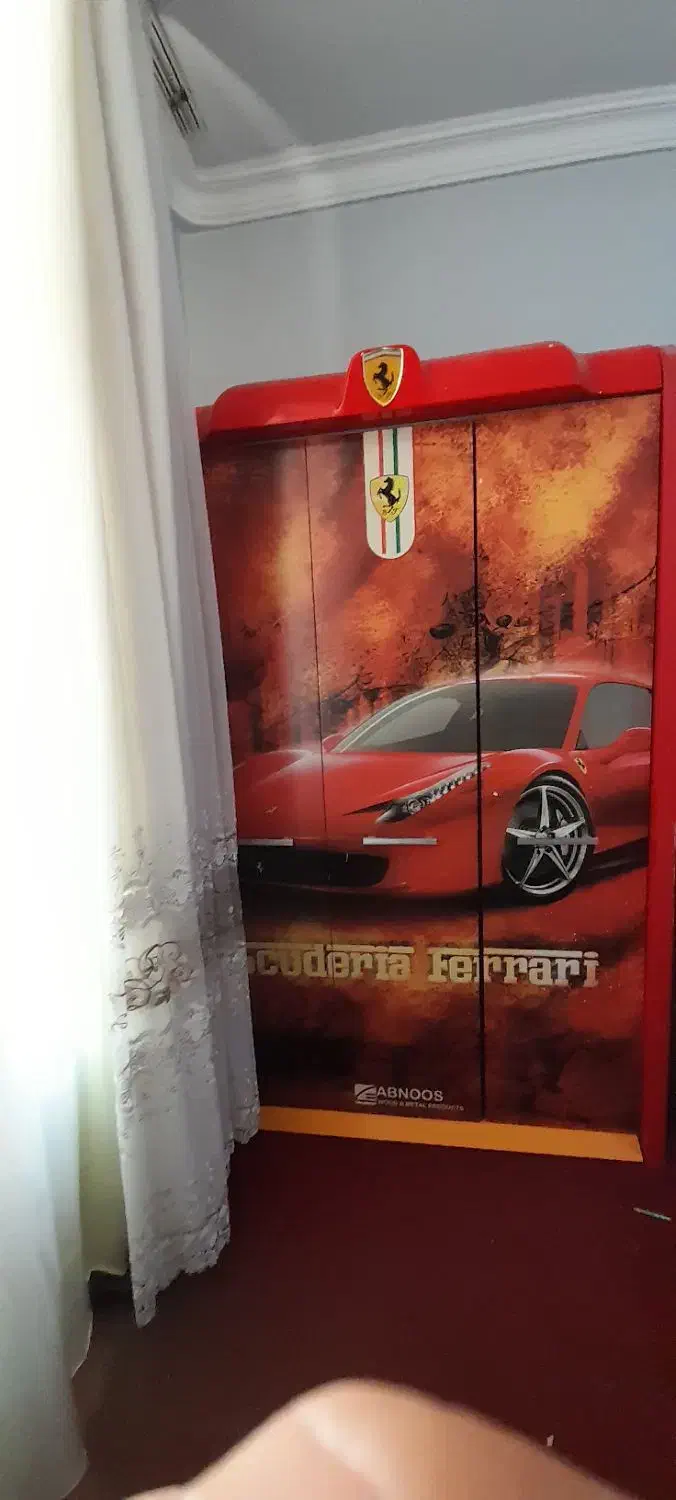 تخت مدل فراری با کمد|تخت و سرویس خواب|اردبیل, |دیوار