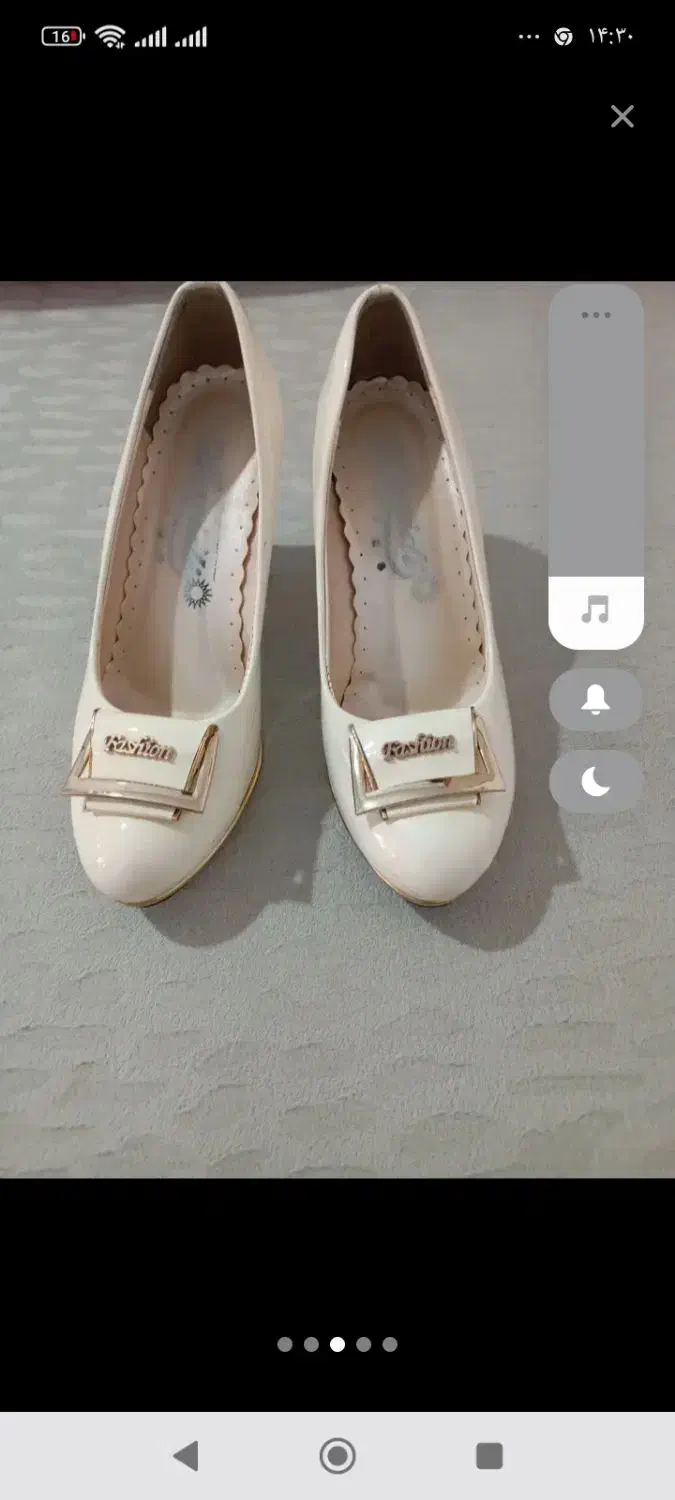 کفش زنانه مجلسی نو دخترانه درحد نو|کیف، کفش، کمربند|دورود, |دیوار