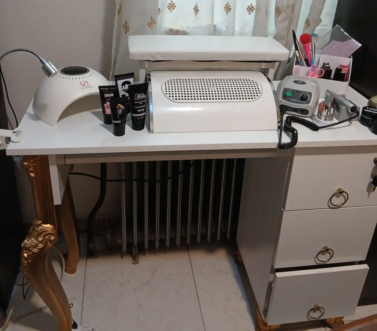 فروش پک کامل وسایل ناخن در حد نو|آرایشگاه و سالنهای زیبایی|اصفهان, جلفا|دیوار