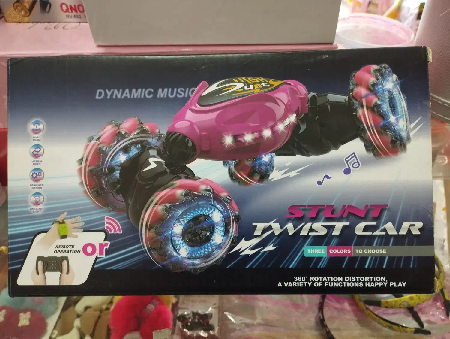 ماشین کنترلی چرخ کپسولی/کمرشکن/سنسور مچ بند/۲ریموت|اسباببازی|همدان, |دیوار