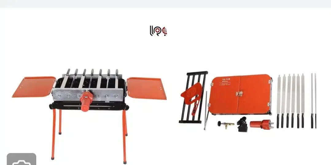 کباب پز دوگانه مه پویا مدل کاملا نو ۷ سیخ|اجاق گاز و لوازم برقی پختوپز|خمینیشهر, |دیوار