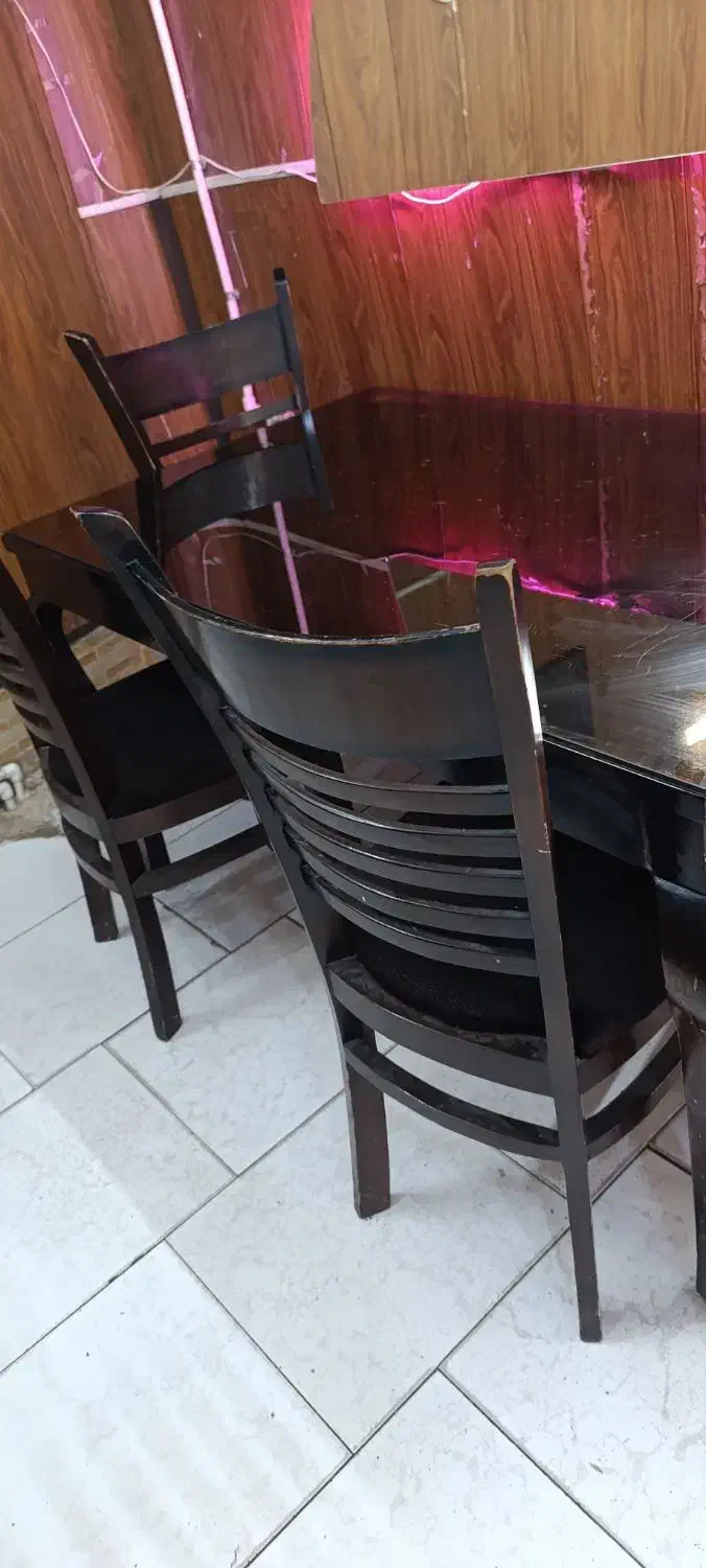 میز ناهار خوری شیش نفره|میز و صندلی غذاخوری|مشهد, شهید قربانی|دیوار