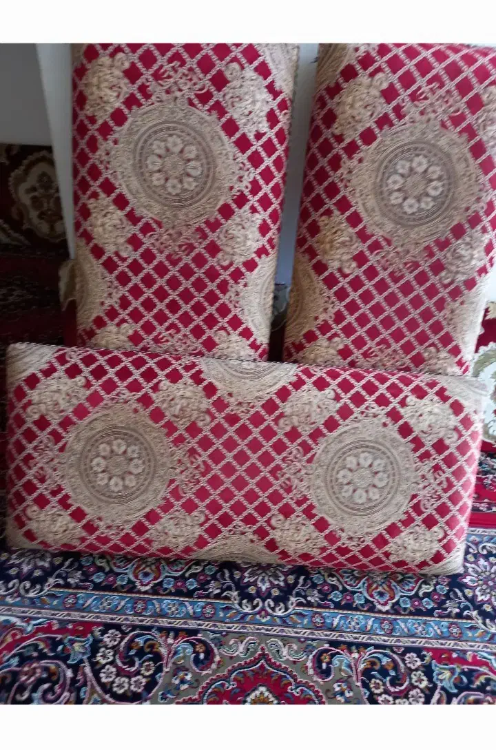 فروش ۶عددپشتی شیک وقابل شستشو مناسب خانه باغ|پشتی|ایلام, |دیوار