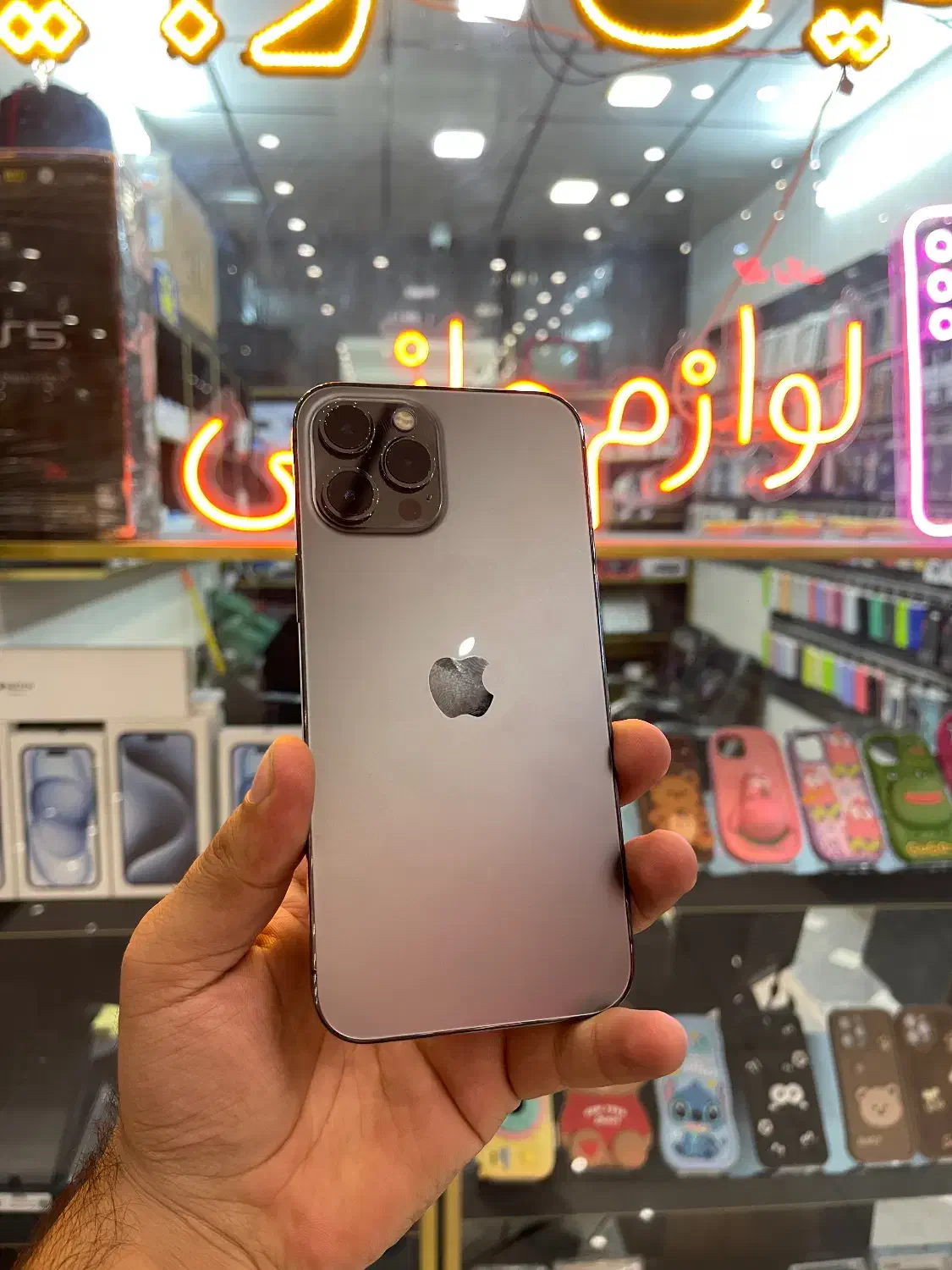 آیفون 12promax باتری ۷۸٪ باحافظه 128 گیگ|موبایل|زنجان, |دیوار