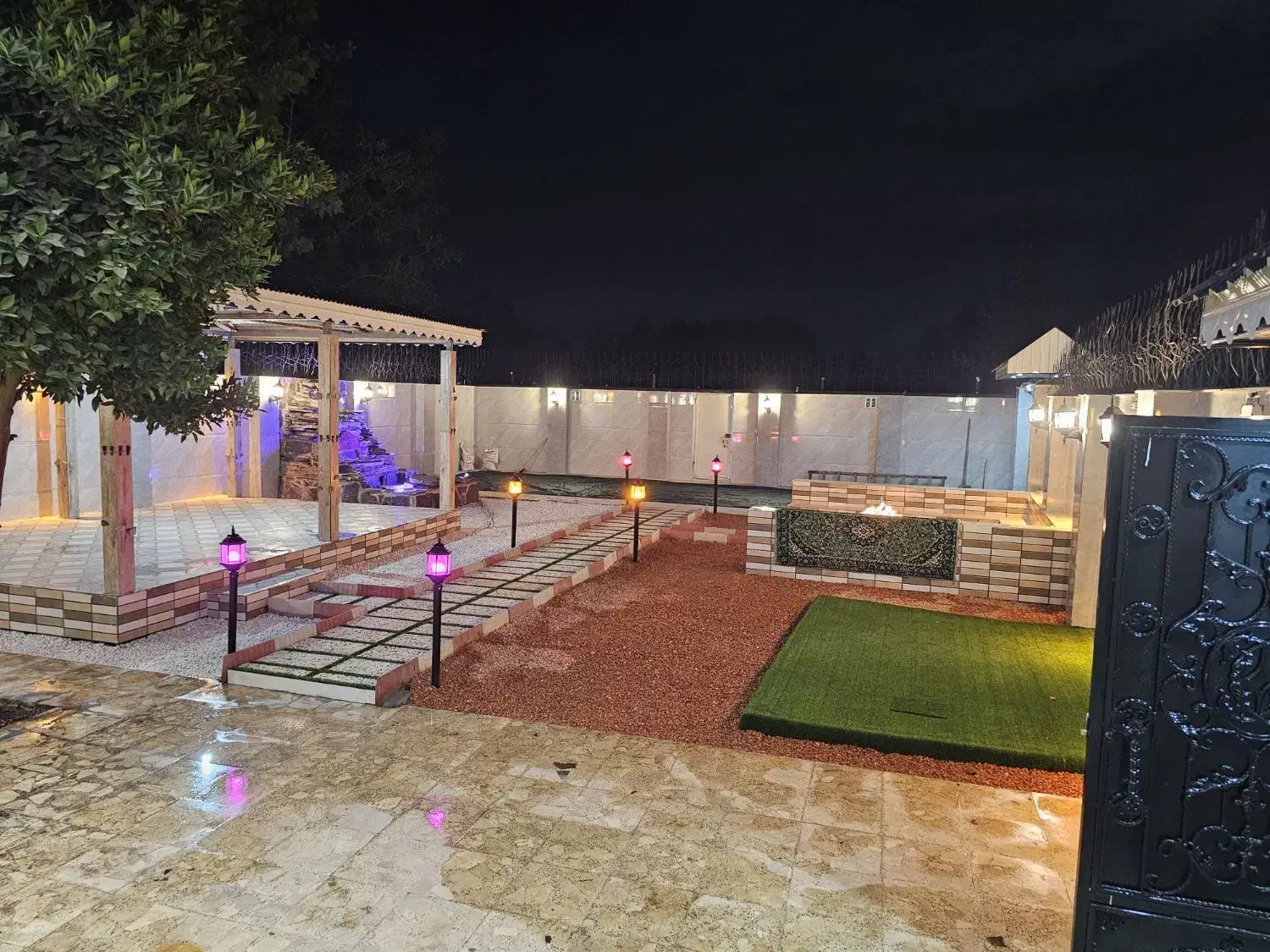 محوطه سازی امیدنیا باربیکیو آبشار نرده کفسازی|خدمات پیشه و مهارت|ماسال, |دیوار