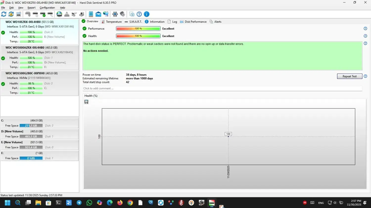 هارد 1 ترابایت وسترن سبز|قطعات و لوازم جانبی رایانه|پردیس, فاز ۸|دیوار