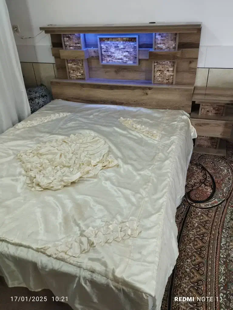 تخت خواب با سرویس کامل|تخت و سرویس خواب|دورود, |دیوار