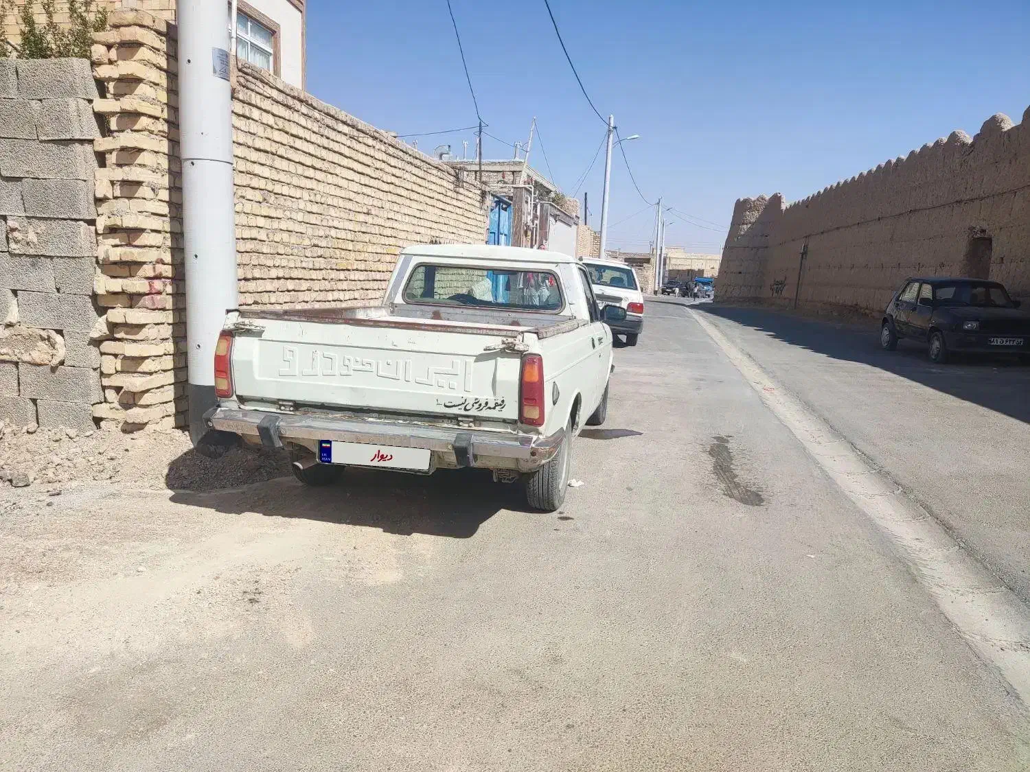 پیکان وانت بدون رنگ شاسی سالم|خودرو سواری و وانت|جرقویه, |دیوار
