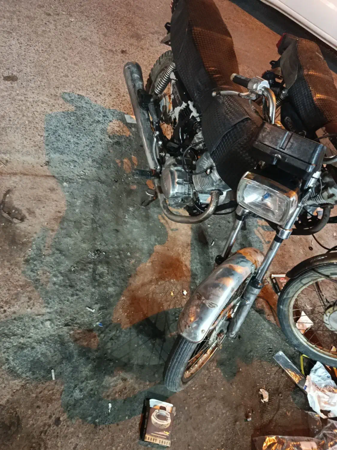 125 مزایده وپلاک ملی هم موجوده مدل 95|موتورسیکلت|بندر دیر, |دیوار