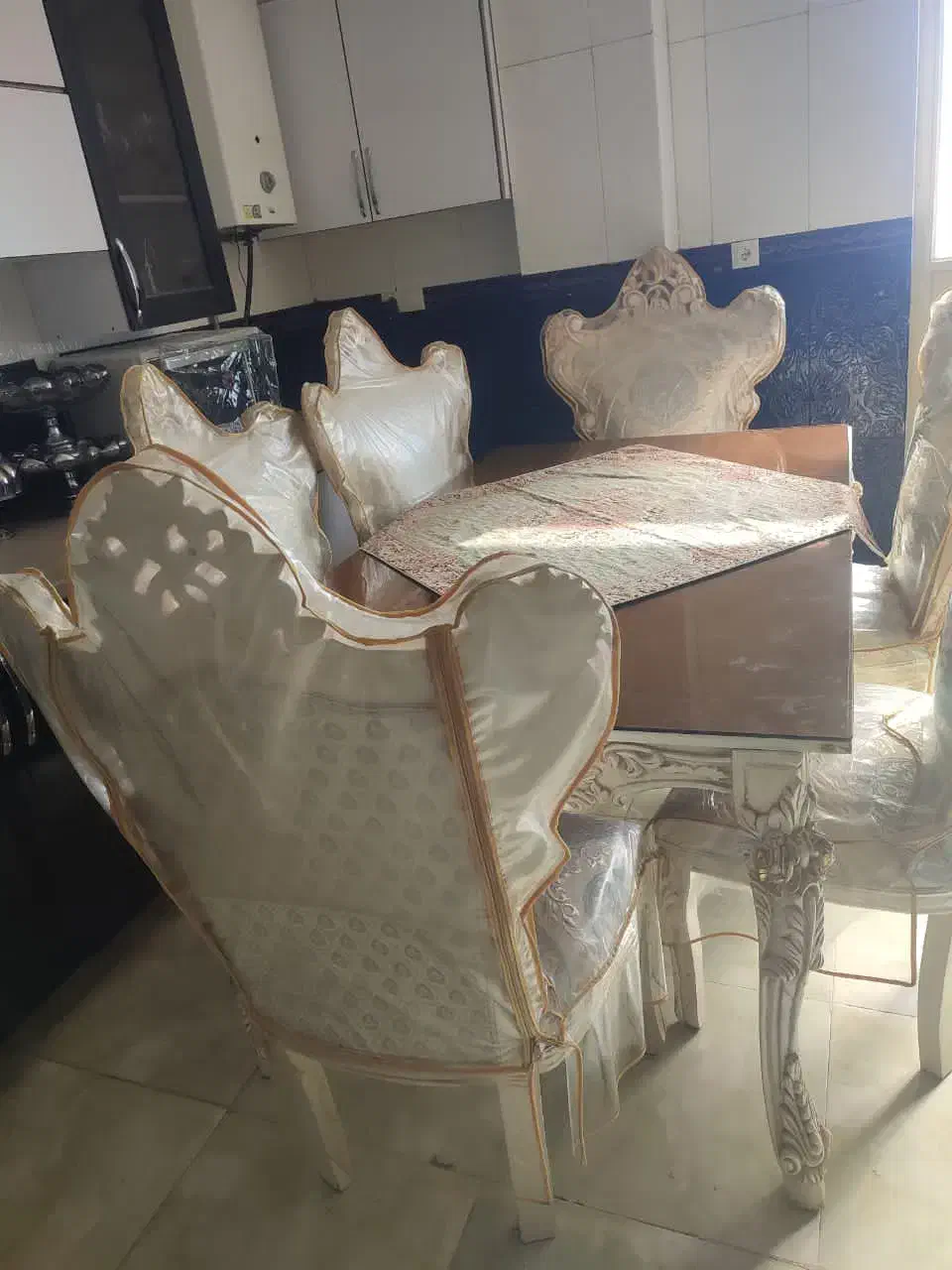 میز غذا خوری ۶ نفره|میز و صندلی غذاخوری|یاسوج, |دیوار